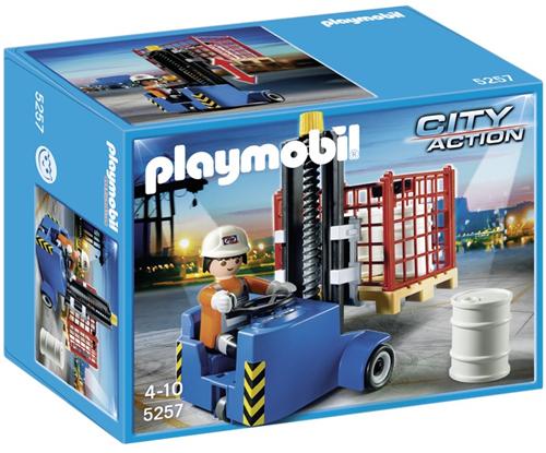 Playmobil 5257 Elévateur Avec Ouvrier